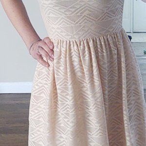 Cream skater dress from Francescas
